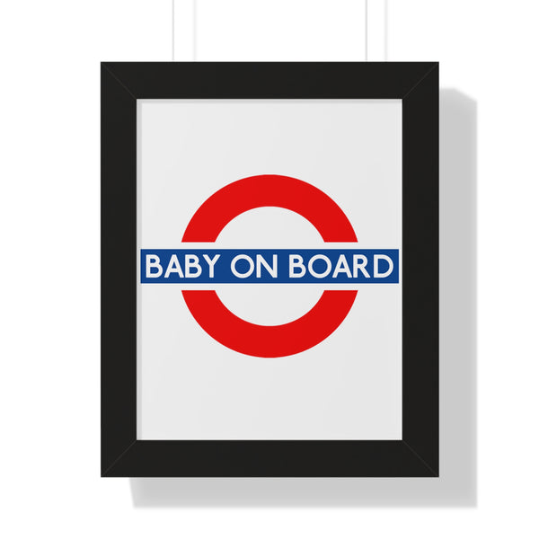 Baby On Board Framed Poster