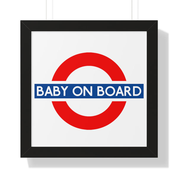 Baby On Board Framed Poster