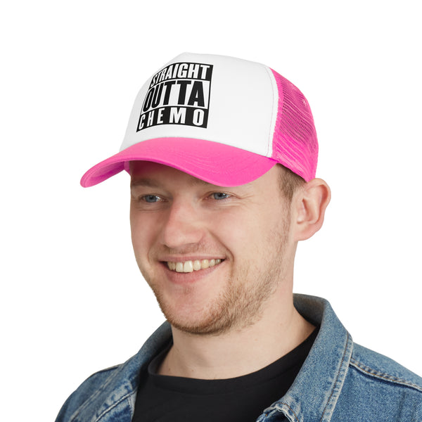 Straight Outta Chemo mesh trucker cap