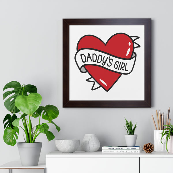 Daddy's Girl Framed Poster