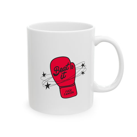 Beat it Ceramic Mug, 11oz