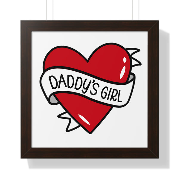 Daddy's Girl Framed Poster