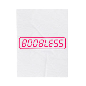 Boobless Velveteen Plush Blanket