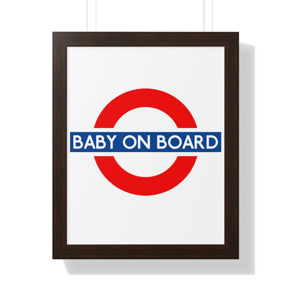 Baby On Board Framed Poster