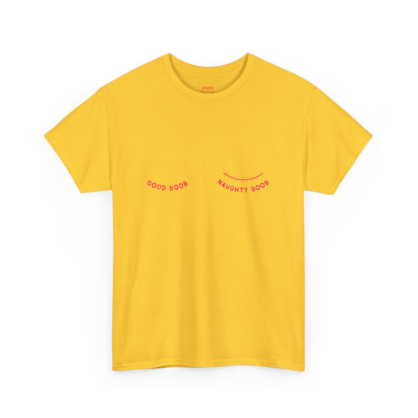 Good Boob - Naughty Boob cotton tee