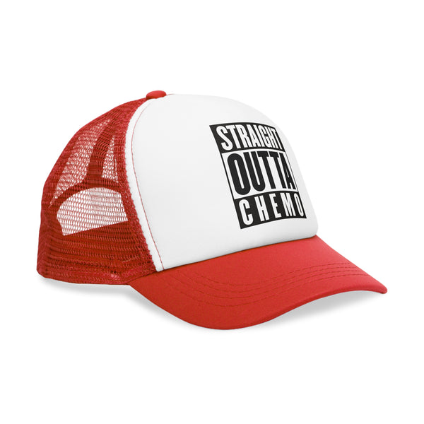 Straight Outta Chemo mesh trucker cap