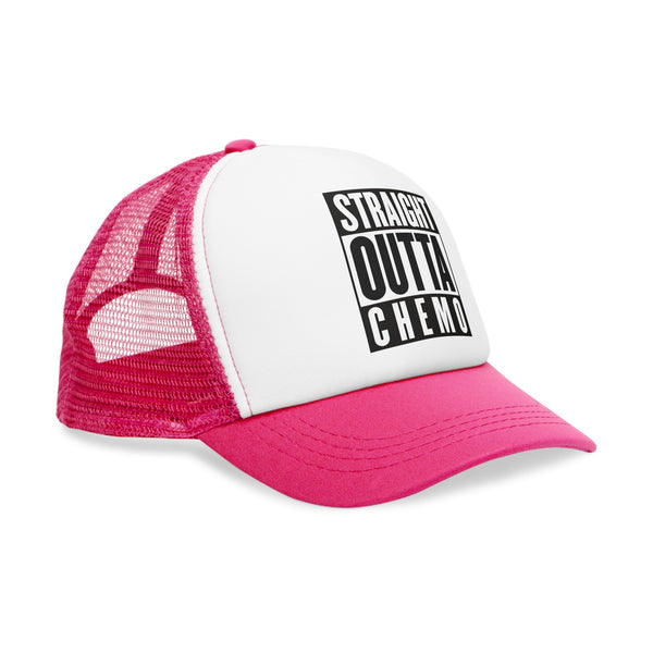 Straight Outta Chemo mesh trucker cap