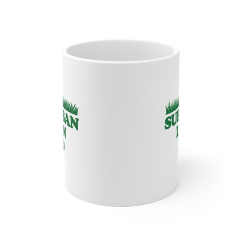 Suburban Lawn Dad mug