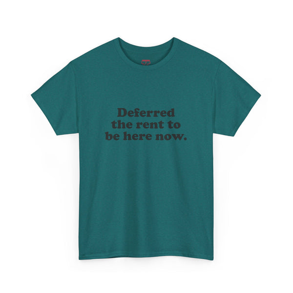 Deferred The Rent To Be Here Now, Oasis t-shirt