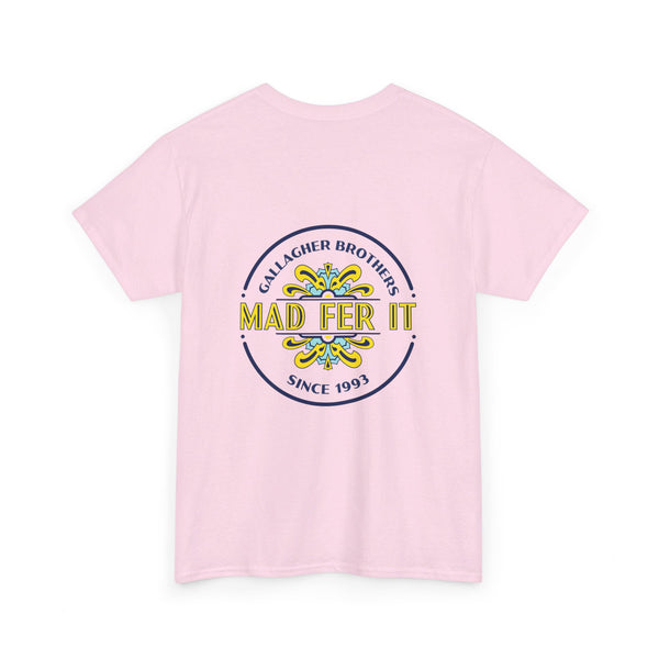 Mad Fer It, rear print t-shirt