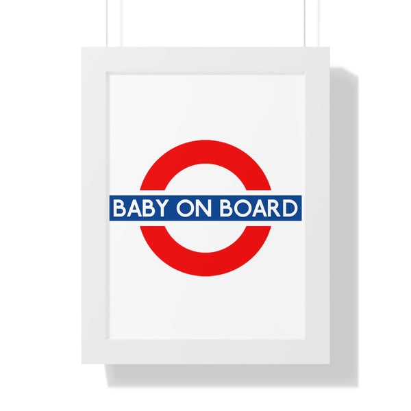 Baby On Board Framed Poster