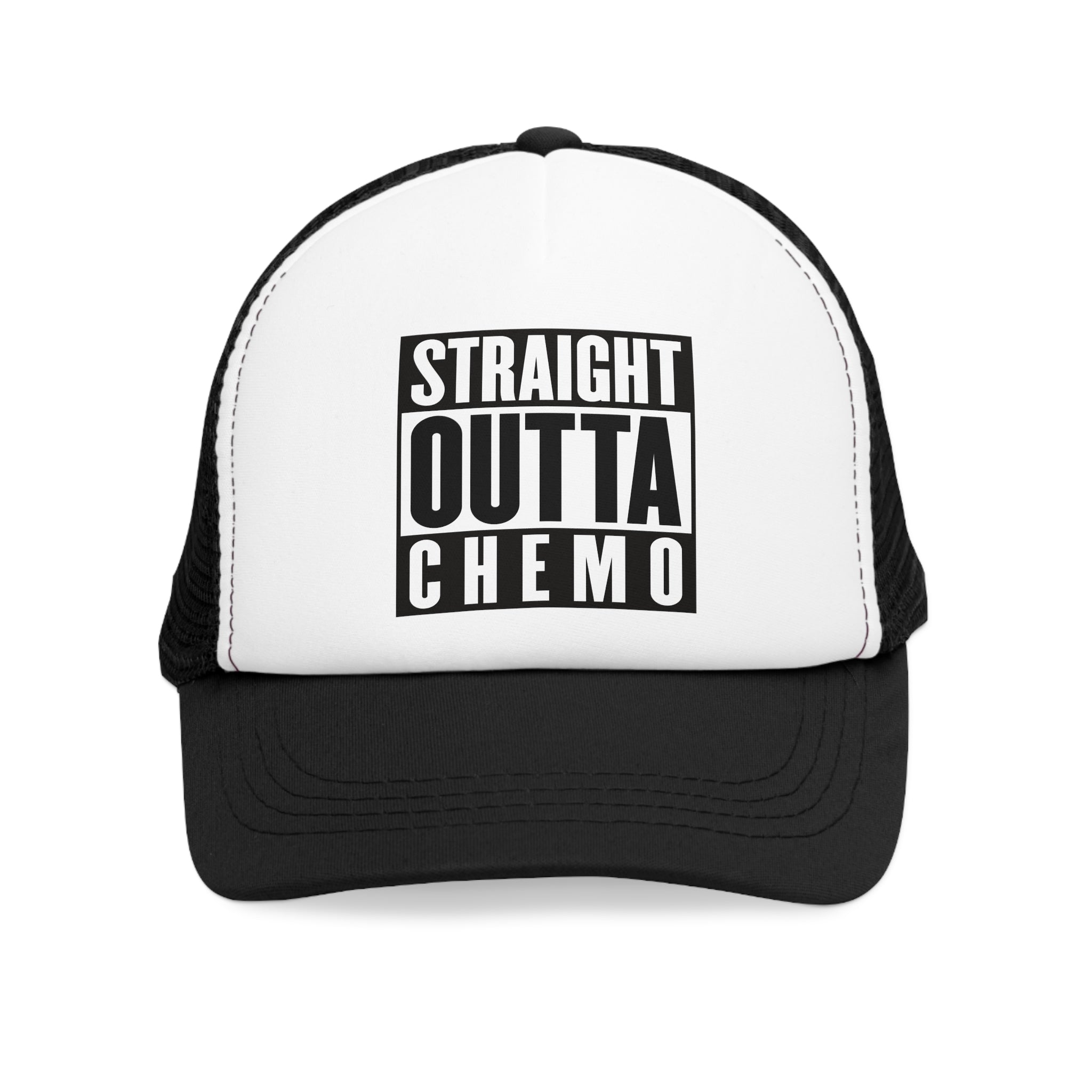 Straight Outta Chemo mesh trucker cap