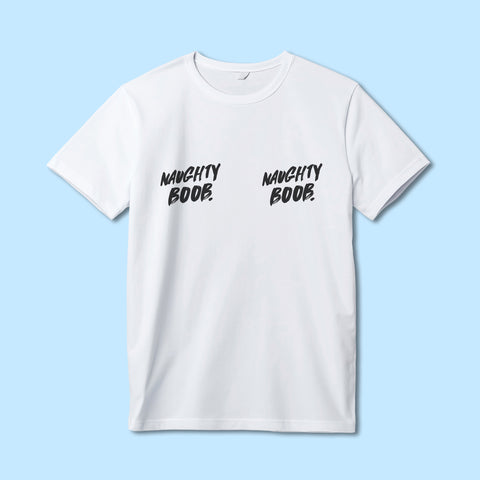 Naughty Boob / Naughty Boob graffiti cotton tee