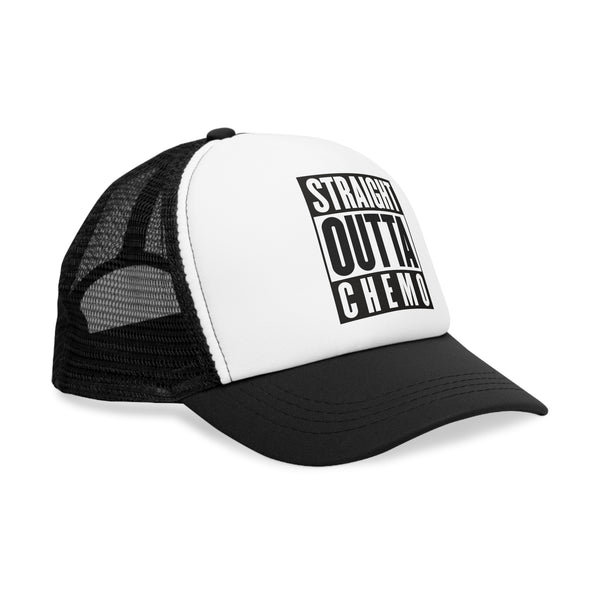 Straight Outta Chemo mesh trucker cap