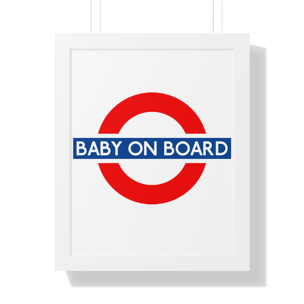 Baby On Board Framed Poster