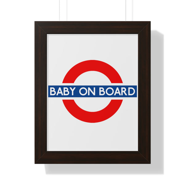 Baby On Board Framed Poster