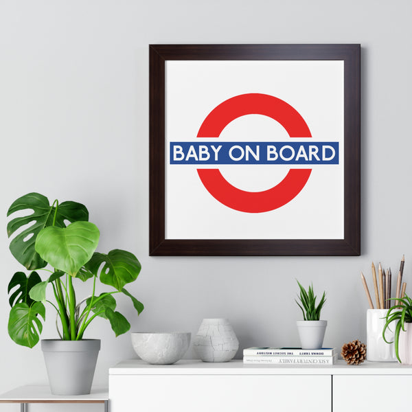 Baby On Board Framed Poster