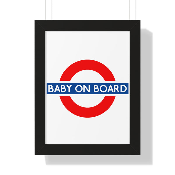 Baby On Board Framed Poster