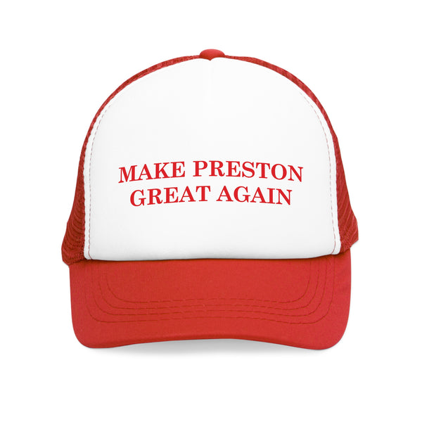 MAKE PRESTON GREAT AGAIN mesh cap