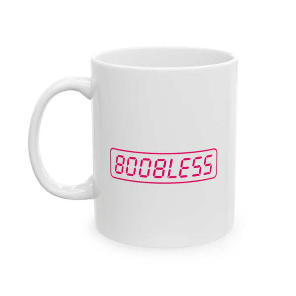 Boobless Ceramic Mug, 11oz