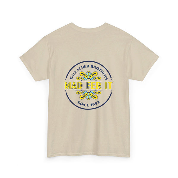 Mad Fer It, rear print t-shirt