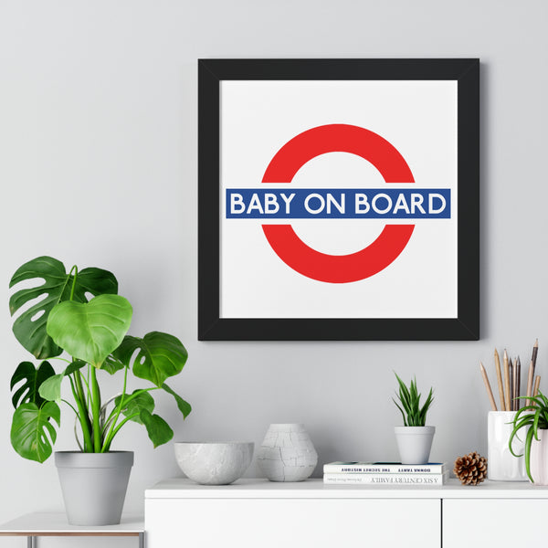 Baby On Board Framed Poster