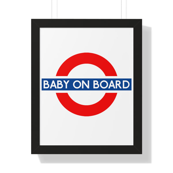 Baby On Board Framed Poster