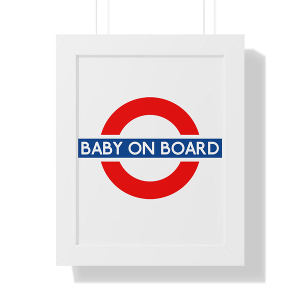 Baby On Board Framed Poster