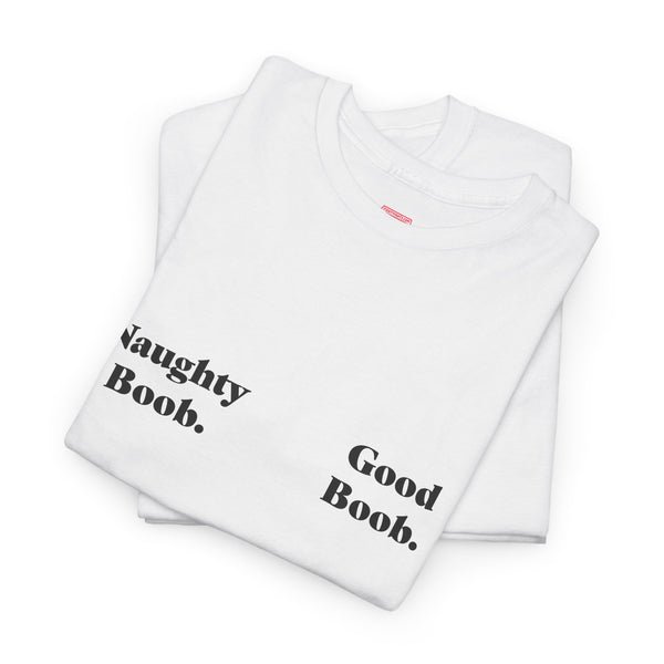 Naughty Boob / Good Boob mastectomy tee