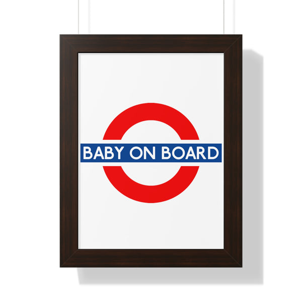 Baby On Board Framed Poster