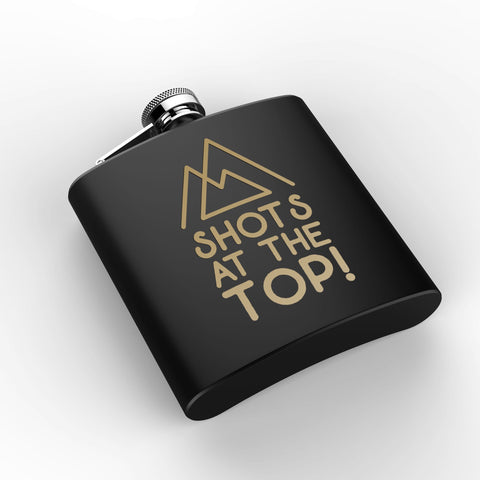 SHOTS AT THE TOP Hip Flask