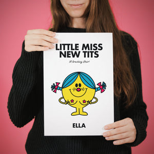 Little Miss New Tits personalised print