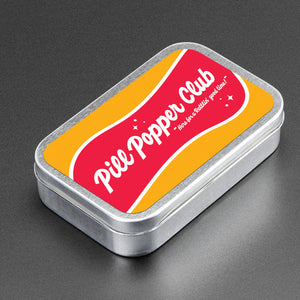 'Pill Popper Club' tin