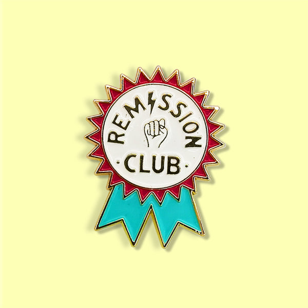 Remission Club enamel pin