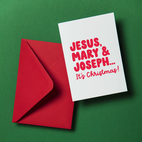 Jesus, Mary & Jospeh... it's Christmas!