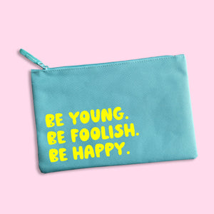 Be Young Be Foolish Be Happy Travel accessory Passport Wallet