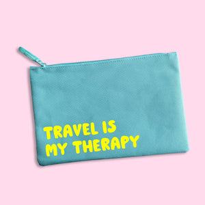 Travel Is My Therapy Travel Passport Wallet