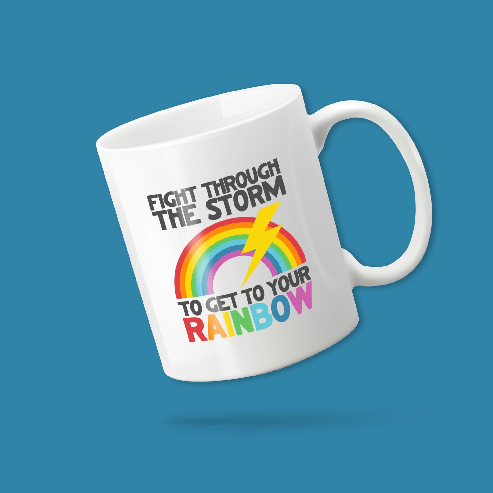 Storm/Rainbow mug