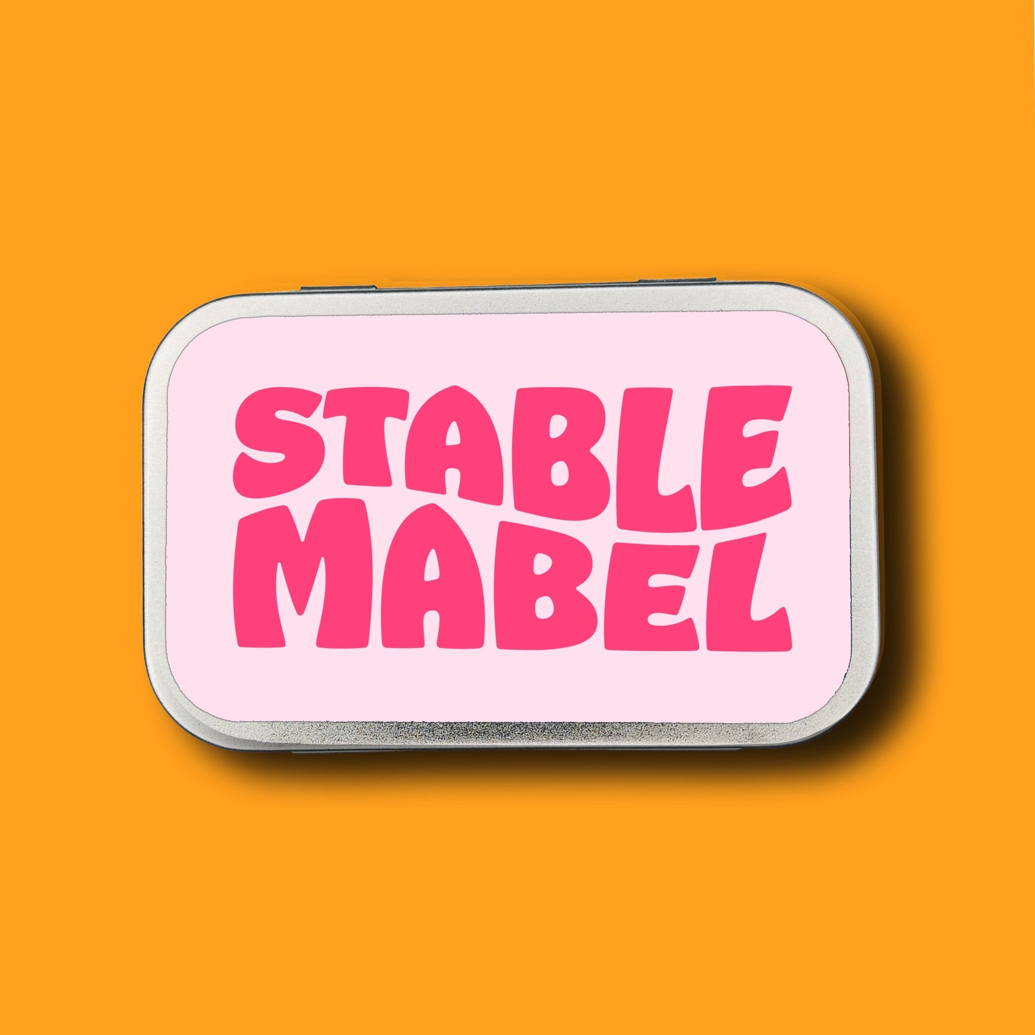 'Stable Mabel' tin